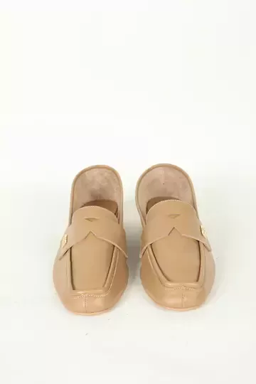 Kadın Deri Babet Mavi