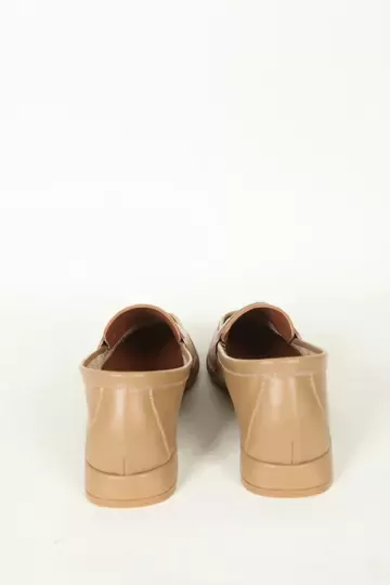 Kadın Deri Babet Mavi