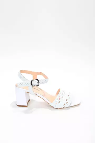 Kadın Siyah Örgülü Sandalet