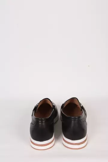 Kadın Siyah Hakiki Deri Loafer