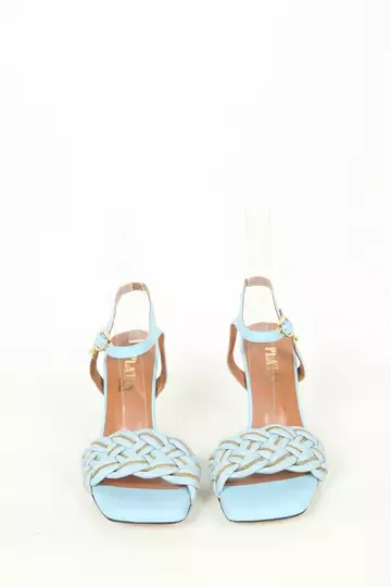 Kadın Detay Örgülü Sandalet