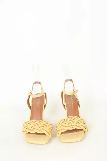 Kadın Detay Örgülü Sandalet