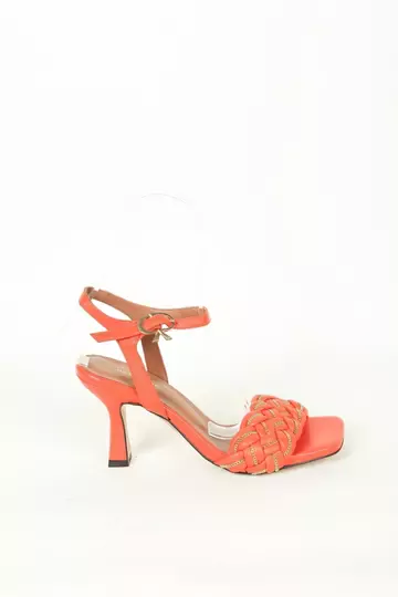 Kadın Detay Örgülü Sandalet