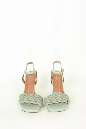 Kadın Detay Örgülü Sandalet