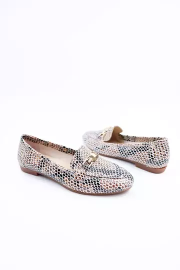 Kadın Hakiki Deri Babet Bej