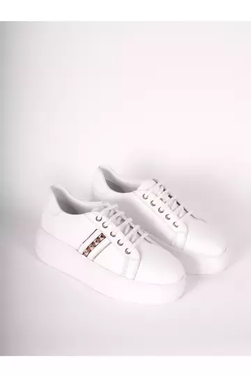Kadın Deri Sneaker Beyaz