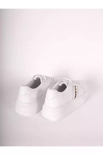 Kadın Deri Sneaker Beyaz