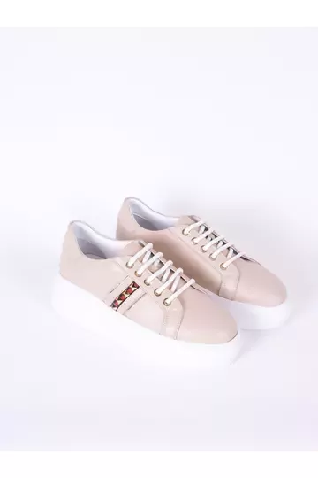 Kadın Deri Sneaker Beyaz
