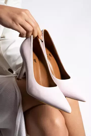 Kadın Deri Stiletto