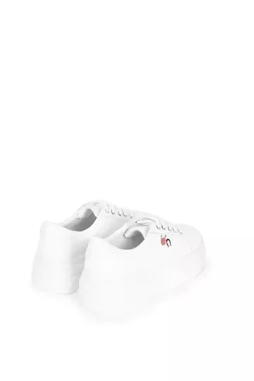 Kadın Hakiki Deri Aksesuar Detaylı Sneaker