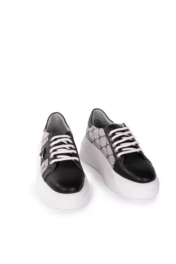 Kadın Hakiki Deri Aksesuar Detaylı Sneaker