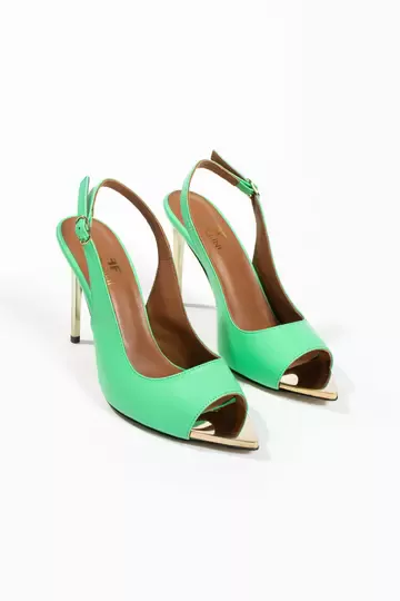 Kadın Deri Ayakkabı Açık Vizon