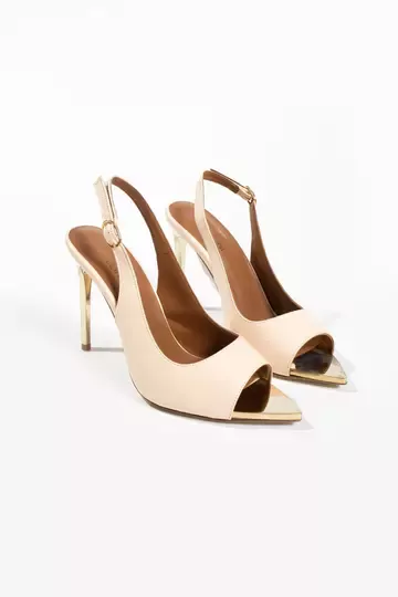 Kadın Deri Ayakkabı Açık Vizon