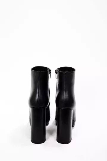 Kadın Bej Hakiki Deri Platform Bot