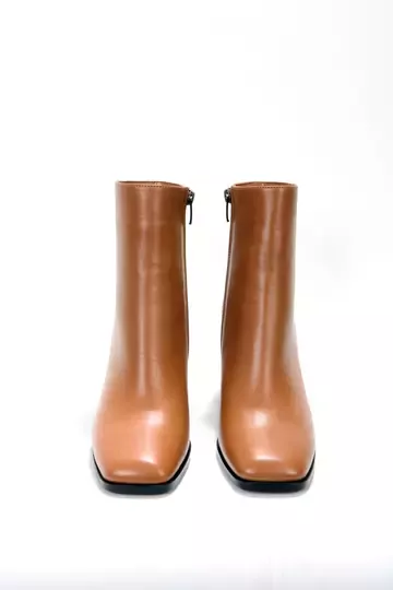 Kadın Taba Deri Bot