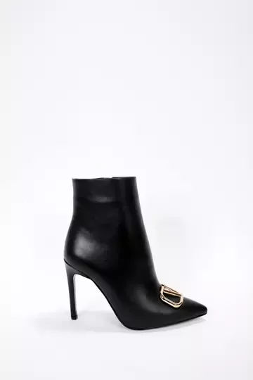 Kadın Deri Bot Siyah