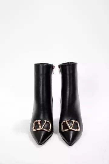 Kadın Deri Bot Siyah