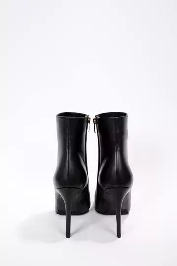 Kadın Deri Bot Siyah