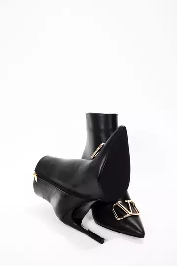 Kadın Deri Bot Siyah