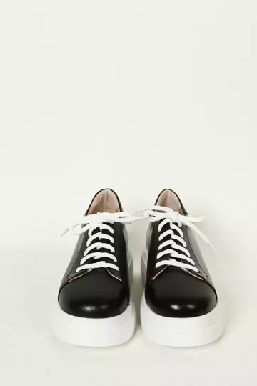 Kadın Camel Hakiki Deri Sneakers