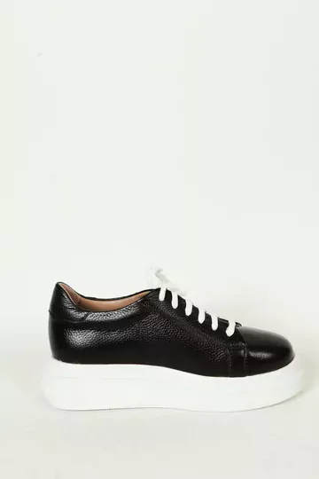 Kadın Camel Hakiki Deri Sneakers