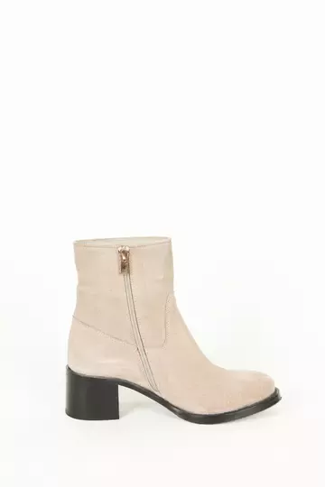 Kadın Süet Nakış Detaylı Bot