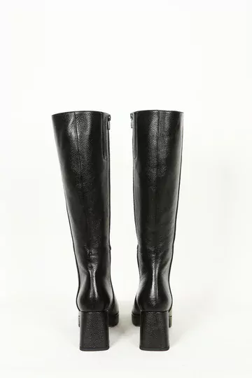 Kadın Siyah Hakiki Deri Çizme