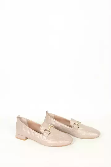 Kadın Vizon Hakiki Deri Babet