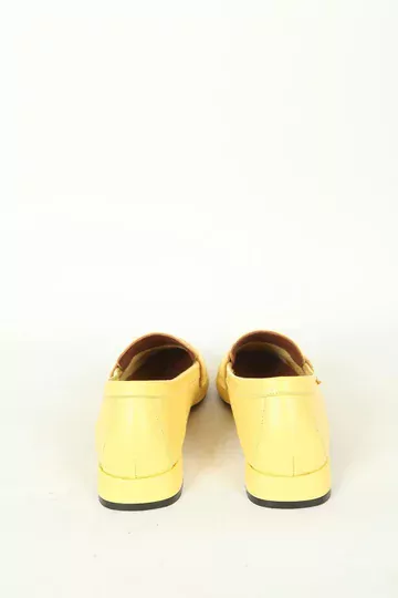 Kadın Deri Babet Mavi