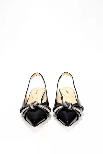 Kadın Mavi Rugan Toka Detaylı Ayakkabı