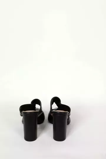 Kadın Siyah Hakiki Deri Detaylı