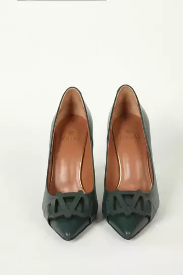 Kadın Deri Stiletto Siyah