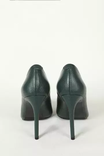 Kadın Deri Stiletto Siyah