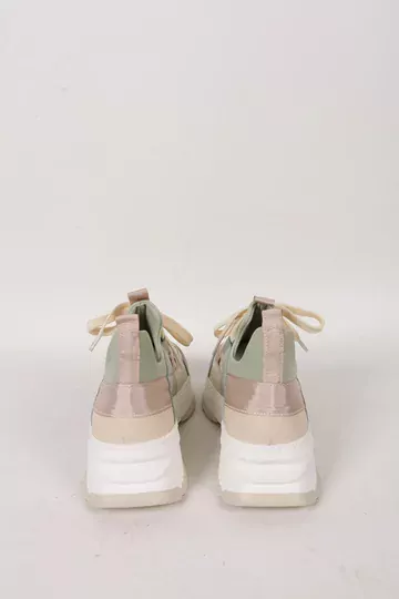 Kadın Deri Sneaker Yeşil