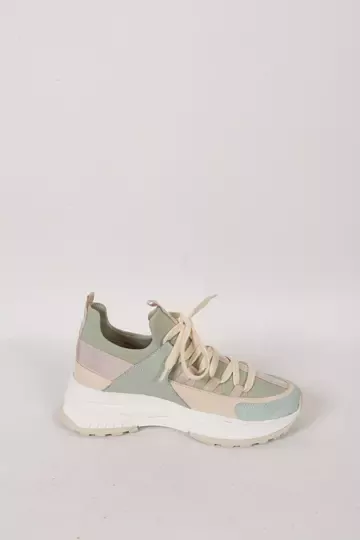 Kadın Deri Sneaker Yeşil