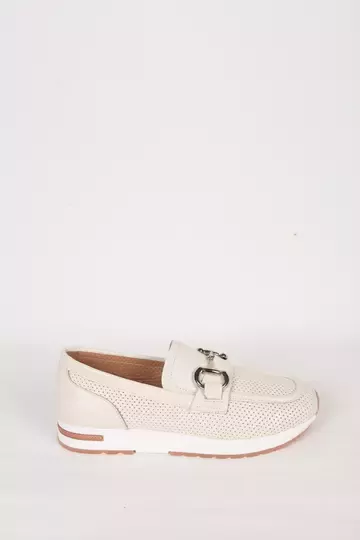 Kadın Siyah Hakiki Deri Loafer