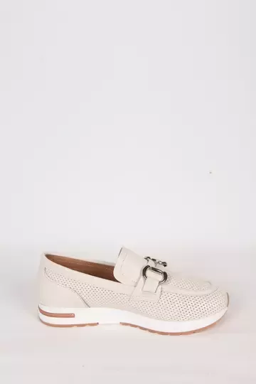 Kadın Siyah Hakiki Deri Loafer