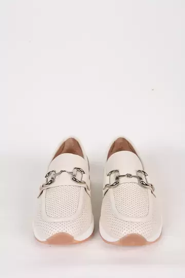 Kadın Siyah Hakiki Deri Loafer