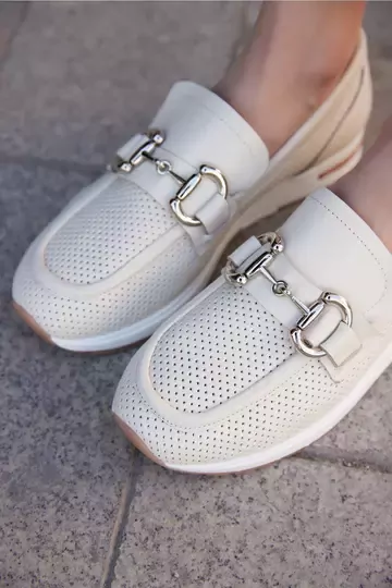 Kadın Siyah Hakiki Deri Loafer