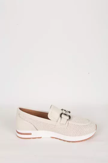 Kadın Siyah Hakiki Deri Loafer