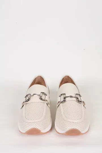 Kadın Siyah Hakiki Deri Loafer