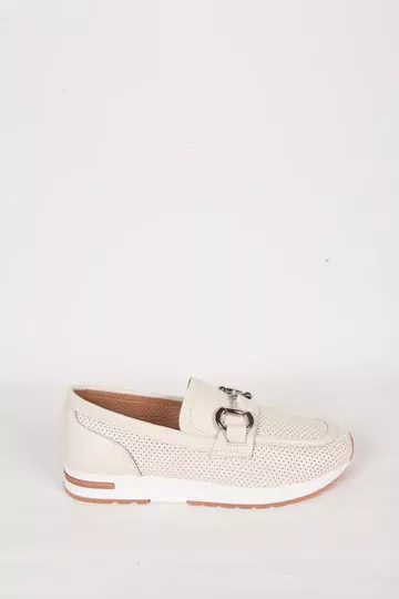 Kadın Siyah Hakiki Deri Loafer