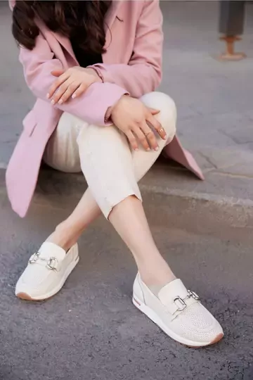 Kadın Siyah Hakiki Deri Loafer