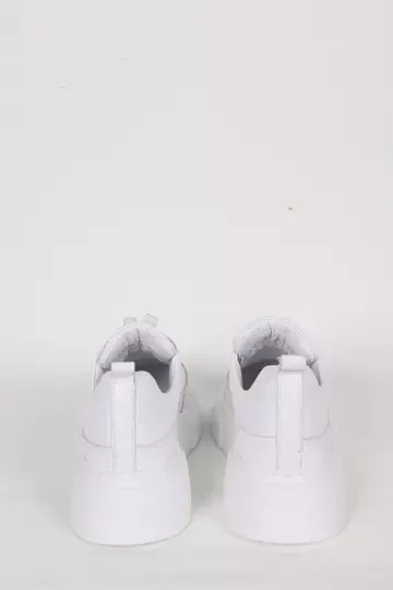 Kadın Deri Sneaker Beyaz