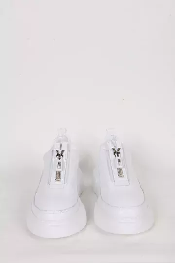Kadın Deri Sneaker Beyaz