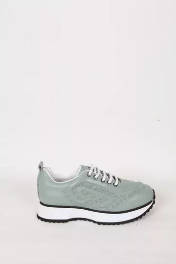 Kadın Beyaz Hakiki Deri Sneaker Spor Ayakkabı