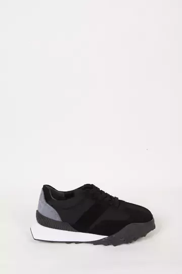 Kadın Deri Sneaker Siyah
