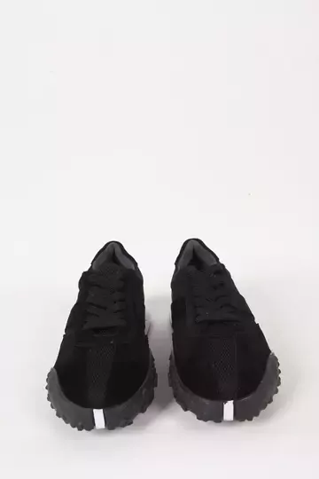 Kadın Deri Sneaker Siyah