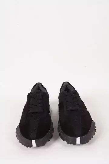 Kadın Deri Sneaker Siyah