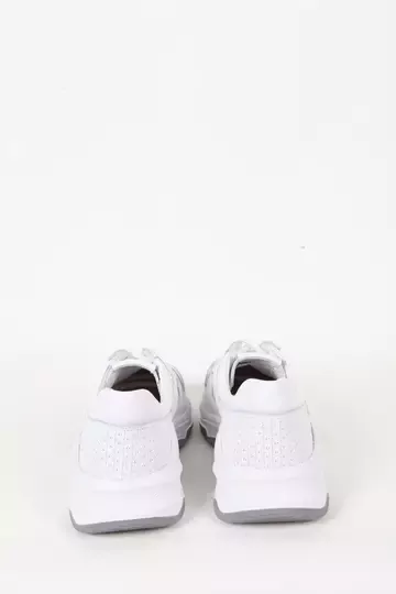 Kadın Beyaz Hakiki Deri Spor Sneaker